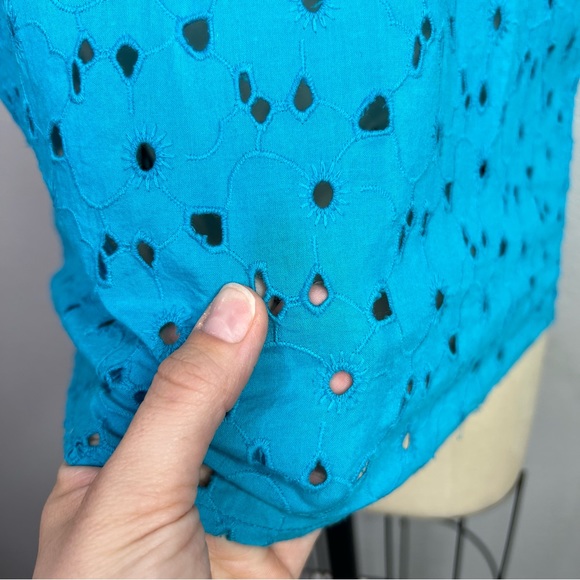 Twist & tango eyelet, short sleeve blouse sz 36 small - Picture 4 of 6